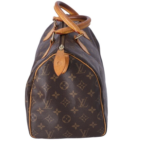 Louis Vuitton Speedy 30 Monogram Duffle Handbag M41526 Canvas - Picture 2 of 8